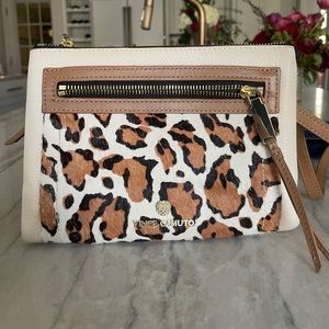 Excellent condition Vince Camuto Calf hair clutch
